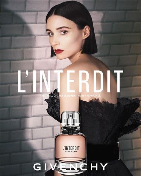 pub l'interdit givenchy actrice